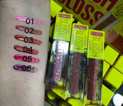 LIP GLOSS / RUBOR 2 EN 1 PINK 21