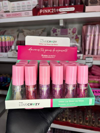 LIP GLOSS CON APLICADOR GRUESO  LOVE CRAZY