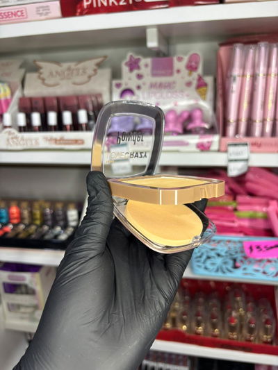 POLVO COMPACTO + ESPEJO + ESPONJA LOVE CRAZY