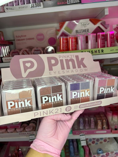 CAJA X24 UNI SOMBRA X6 COLORES PINK 21