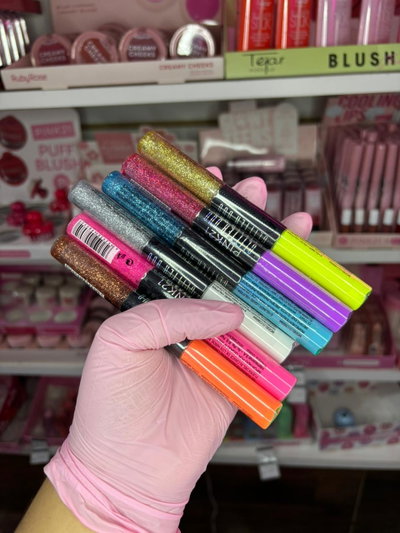 DELINEADOR DE OJO LIQUIDO GLITTER + NEON PINK 21