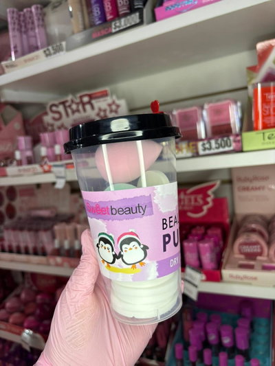 VASO + 12 ESPONJAS