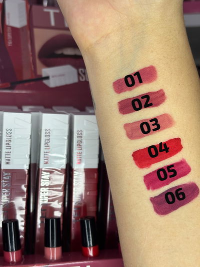 CAJA X24 UNI LABIAL MATTE  SUPER STAY TEI