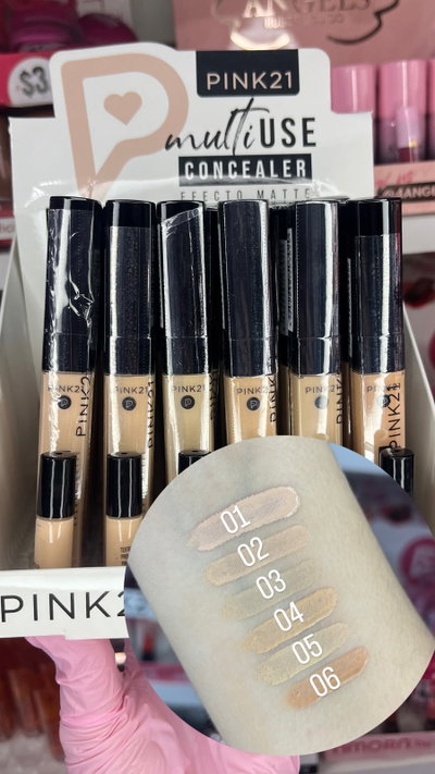 CORRECTOR LIQUIDO EFECTO MATTE PINK 21