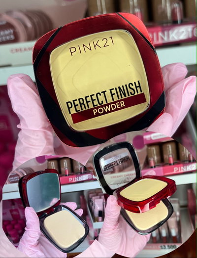 POLVO COMPACTO PINK21 + ESPONJA+ESPEJO