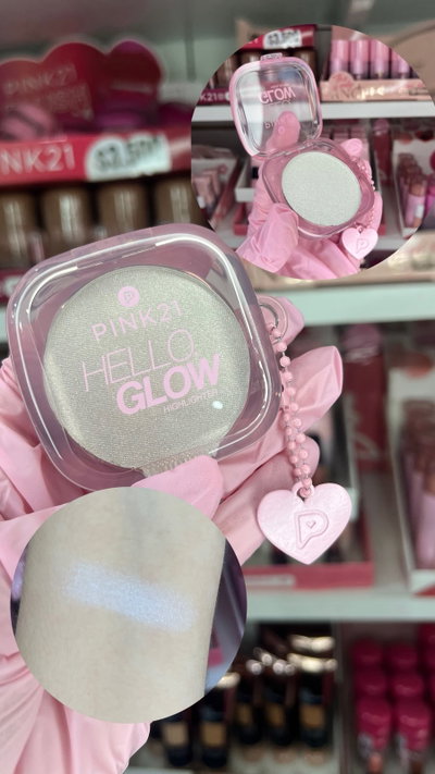 ILUMINADOR EN POLVO GLOW PINK 21 + LLAVERO