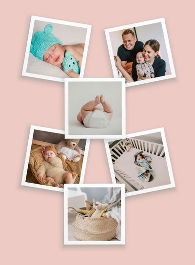 Fotos 9x9 con adhesivo - pack x24 unidades