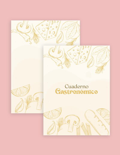 Interior imprimible - Cuaderno gastronómico
