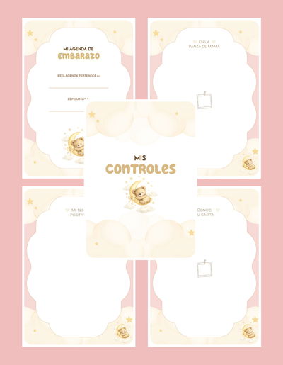 PDF imprimible - Agenda de embarazo