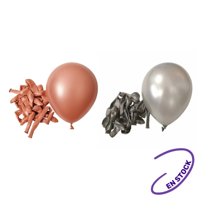 Globos Perlados de Látex 10 pulgadas 50 unidades
