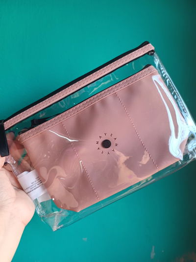 Portacosméticos Amayra doble rosa