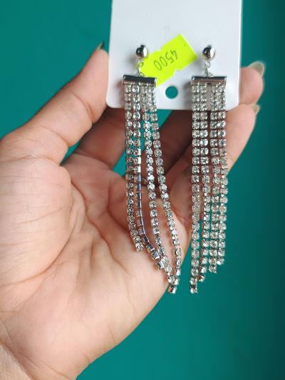 Aros colgantes Strass 