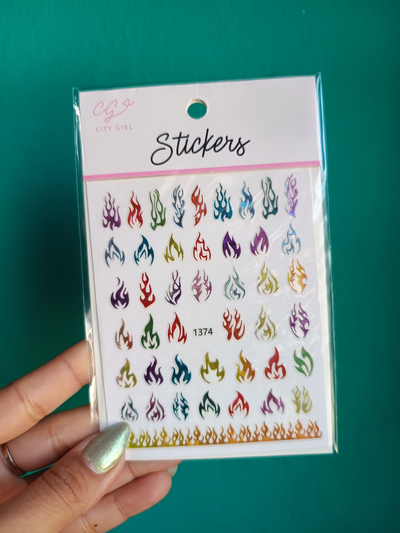 Sticker fuego 