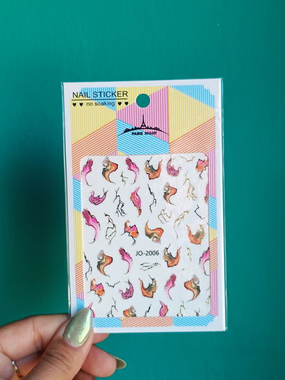 Sticker Abstracto para uñas