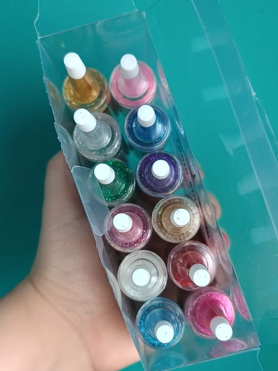 Glitter en botellita de colores 