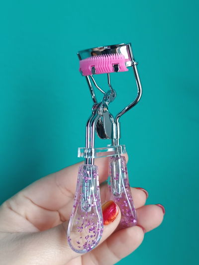 Arqueador con Peine mango de glitter 