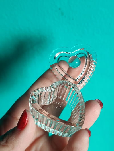 Vaso dappen corazón con tapa