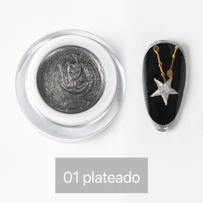 Gel paint Navi Plateado