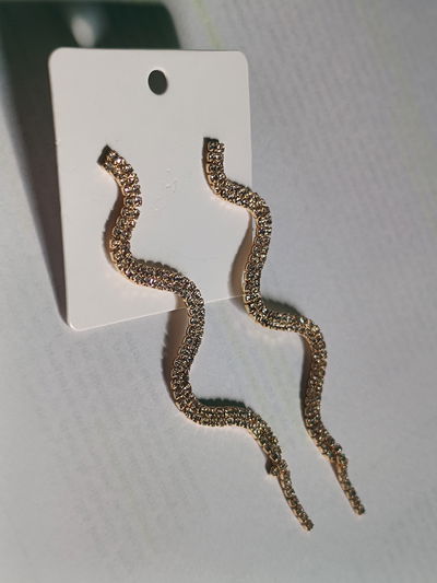 Aros Colgantes Rígidos Strass (831)