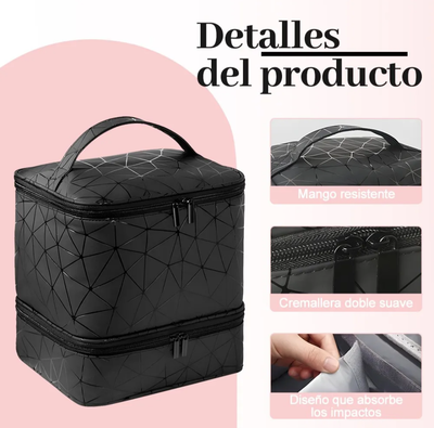 Estuche organizador para Manicuría o maquillaje