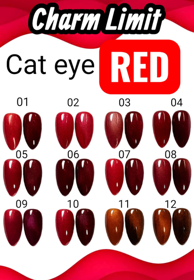 Esmalte Red Cat Eye - Ojo de gato Charm Límit 