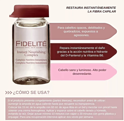 Ampolla Fidelite - Complejo Nutritivo Instantáneo