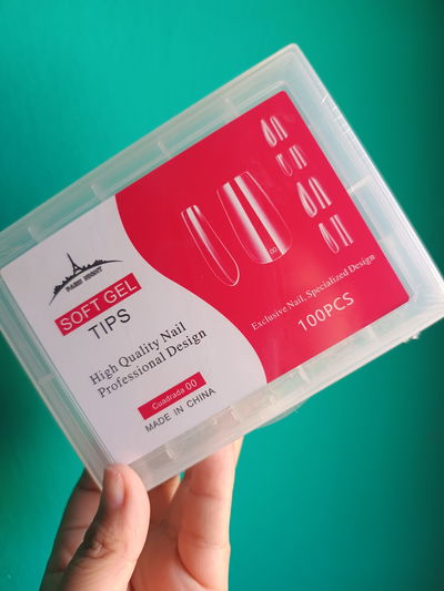 Tips París Night Cuadradas 00 (Especial p/ Dedo Ancho) 