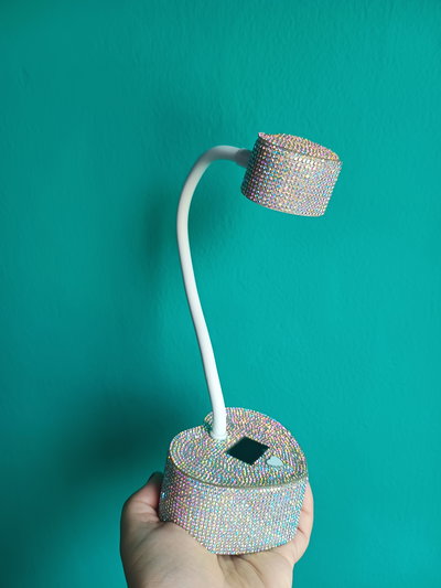Lámpara Corazón de Glitter Uv 30w 