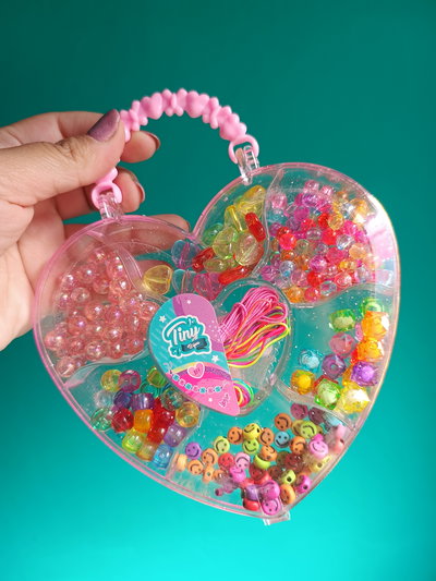 Kit para hacer pulceras en Corazón 