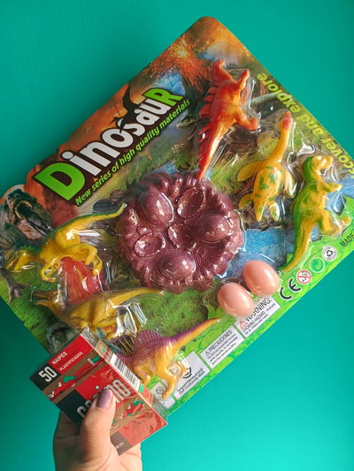 Dinosaurios con Nido 