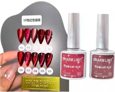 Esmalte Red Cat Eye - Ojo de gato Charm Límit 
