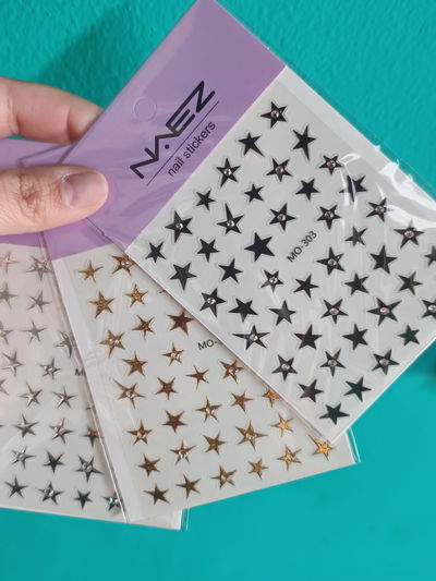 Sticker estrella con strass 
