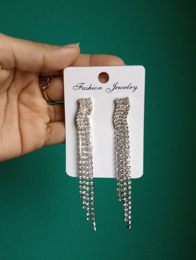 Colgante Strass cuadrado