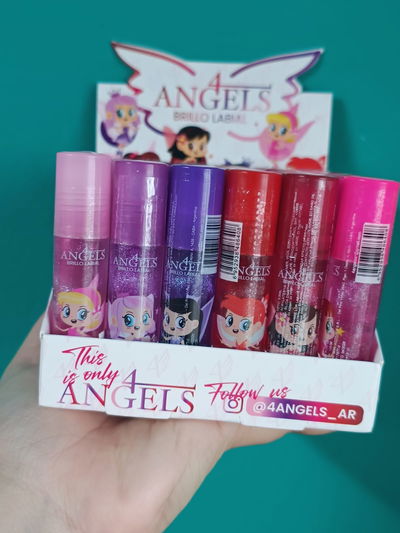 Gloss frutal con glitter