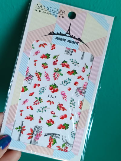 Sticker Fruto y Hojitas (787)