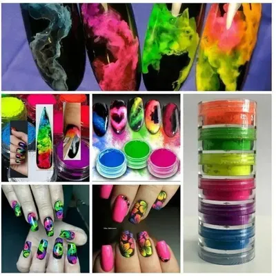 Torre de pigmentos flúor 🌈 6 colores 🌈