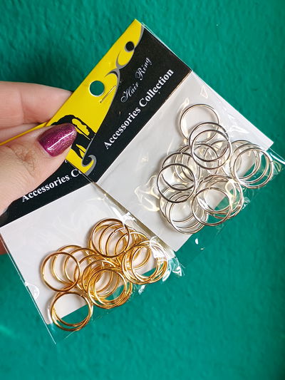 Argolla para trenzas x1