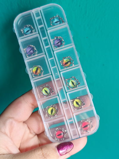 Dije Ojo de Gato de Colores 🌈