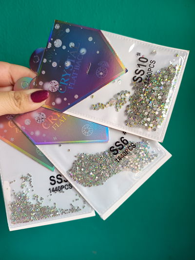 Strass tornasolado Crystal x tamaño