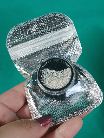 Caviar plateado individual