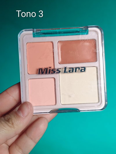 Paleta de Rubor x4 Miss Lara 