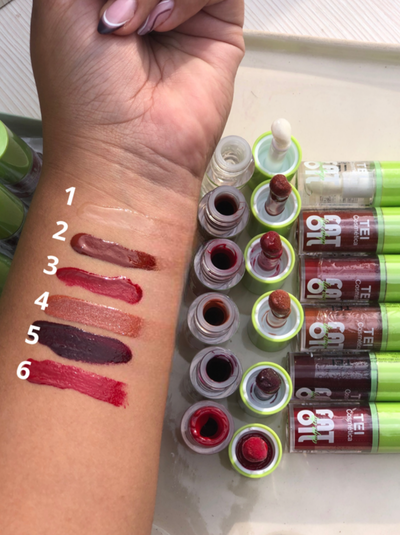 Lip gloss Fat oil Tei