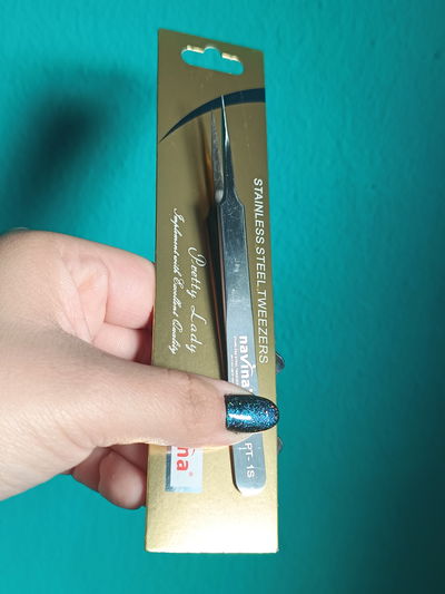 Pinza para pestañas Navina Recta PT-1S