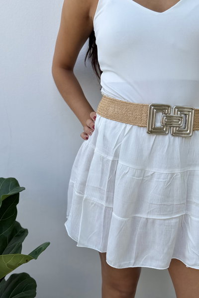 Pollera Cata (White)