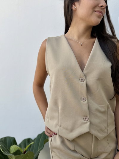 Conjunto Sastrero Hi (Moca - Crema)