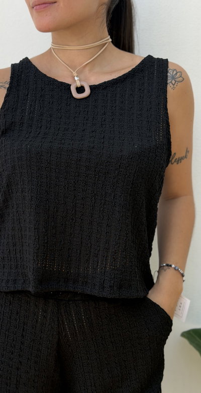 Remera Mei (Negro)