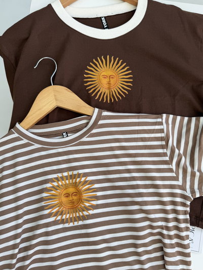 Remera Sol Mayo (Choco)
