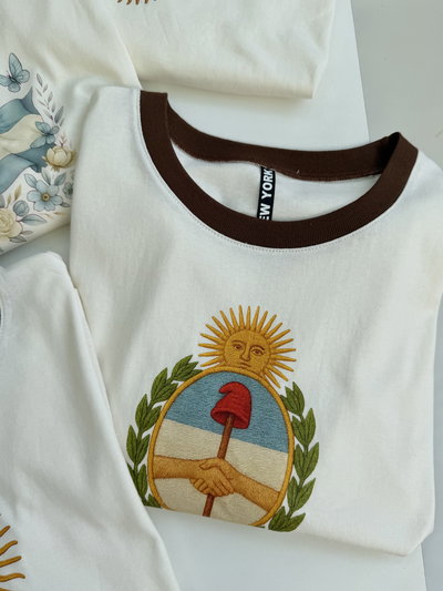 Remeras Patria (Crema)