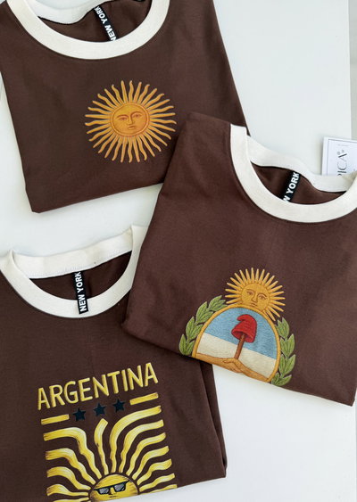 Remeras Patria (Chocolate) 
