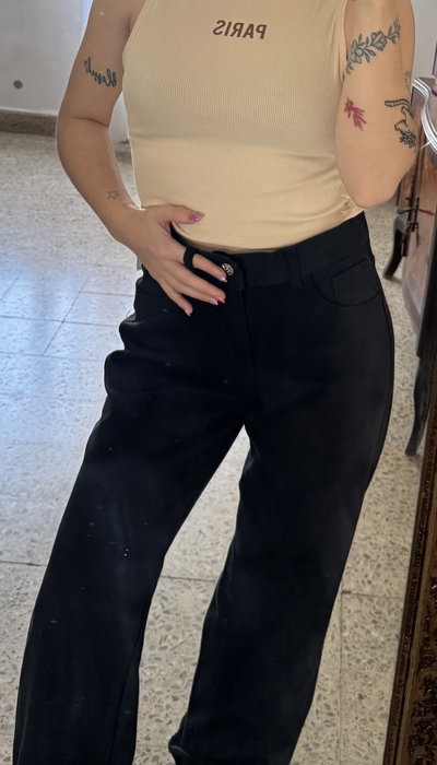Wide leg Black 
